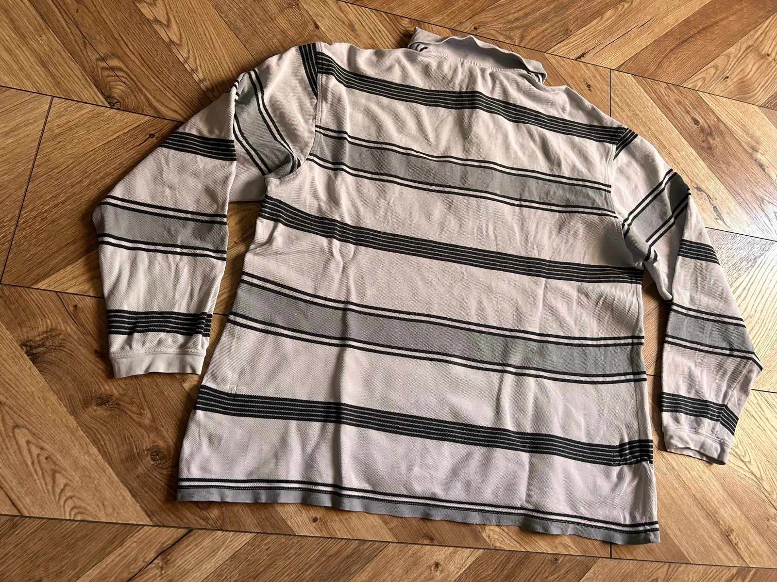 Lacoste long-sleeved striped polo – Size 6 (XL) - Vintage – photo 15